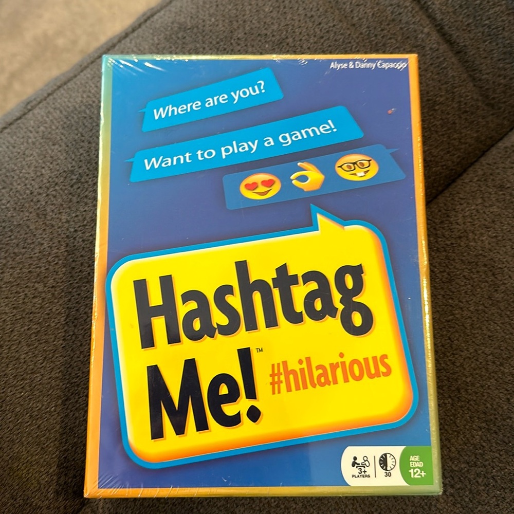 Hashtag Me #hilarious Card Game.  New in sealed box. Ages 12+